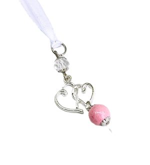 Marque-page Double coeur